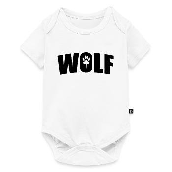 Wolf - Body à manches courtes Premium Bébé - blanc - Devant