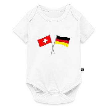 Allemagne Suisse - Body à manches courtes Premium Bébé - blanc - Devant