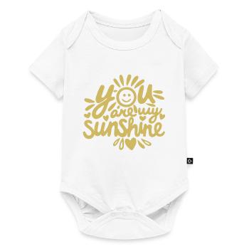 Tu es mon rayon de soleil - Body à manches courtes Premium Bébé - blanc - Devant