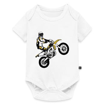 Enduro - Offroad - MotoCross - Supercross - MX - Body à manches courtes Premium Bébé - blanc - Devant