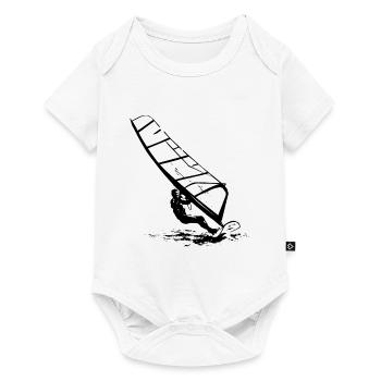 Windsurfing - Surfer - Baby Premium Kurzarmbody - Weiß - Vorne