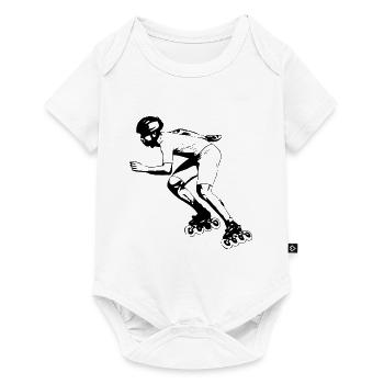 Inline skating - Inline skates - Baby Premium Kurzarmbody - Weiß - Vorne