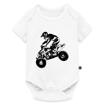 Quad Racing - ATV Racer - Body à manches courtes Premium Bébé - blanc - Devant