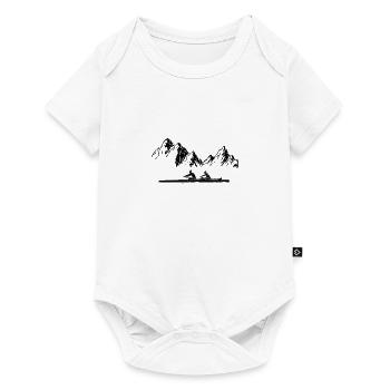 Rowing paddling rowing kayak gift idea - Baby Premium short-sleeve bodysuit - white - Front