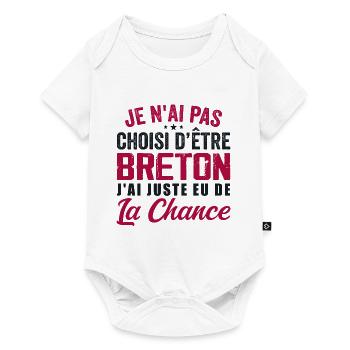Nicht auserwählt, bretonisch zu sein - Humor schenken - Baby Premium Kurzarmbody - Weiß - Vorne