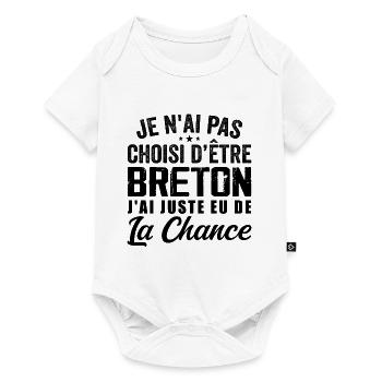 Not Chosen To Be Breton - Gift Humor - Baby Premium short-sleeve bodysuit - white - Front