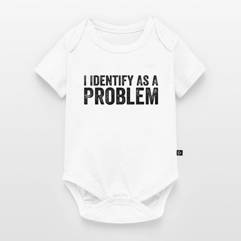 I Identify As A Problem Body à manches courtes Premium Bébé