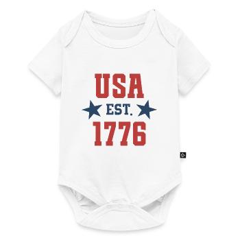 USA Est 1776 - Baby Premium short-sleeve bodysuit - white - Front