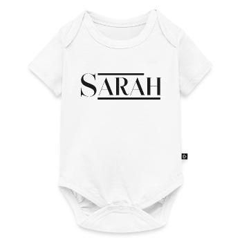 Sarah - Baby Premium short-sleeve bodysuit - white - Front