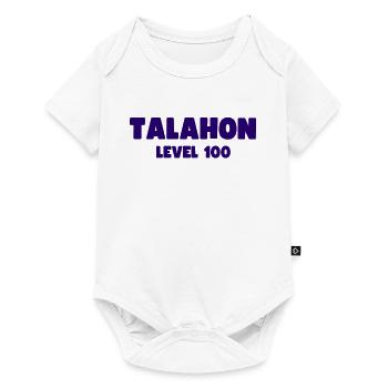 TALAHON Level 100, ein echter Talahon Nachweis - Baby Premium Kurzarmbody - Weiß - Vorne