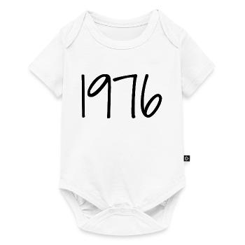 1976 Retro Style 1976 Birthday 1976 Vintage - Baby Premium short-sleeve bodysuit - white - Front