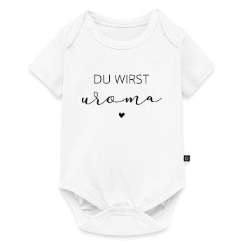 Du wirst Uroma - Baby Premium Kurzarmbody - Weiß - Vorne