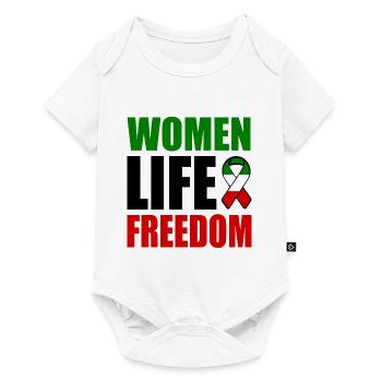 Women life freedom - Baby Premium short-sleeve bodysuit - white - Front