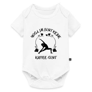 Yoga - Baby Premium Kurzarmbody - Weiß - Vorne