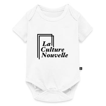 noir culture - Body à manches courtes Premium Bébé - blanc - Devant