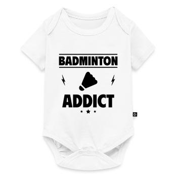 Badminton Addict - Baby Premium short-sleeve bodysuit - white - Front