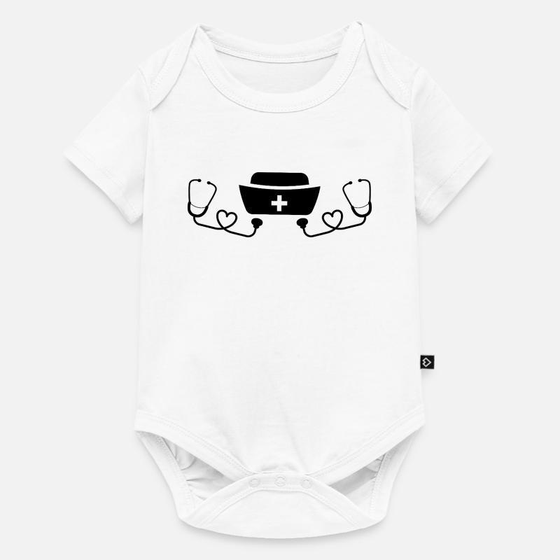 nurse - infirmier - Body à manches courtes Premium Bébé - blanc