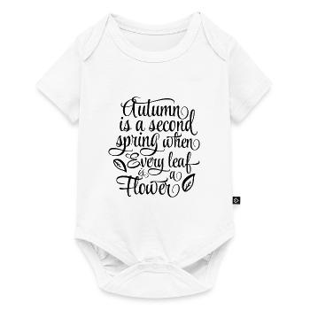 Autumn Fall Leaf Gift - Baby Premium short-sleeve bodysuit - white - Front