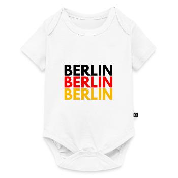 BERLIN BERLIN BERLIN HAUPTSTADT VON DEUTSCHLAND - Baby Premium Kurzarmbody - Weiß - Vorne