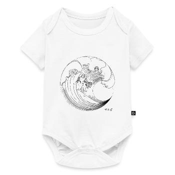 Living la vida Aloha BW - Baby Premium Kurzarmbody - Weiß - Vorne