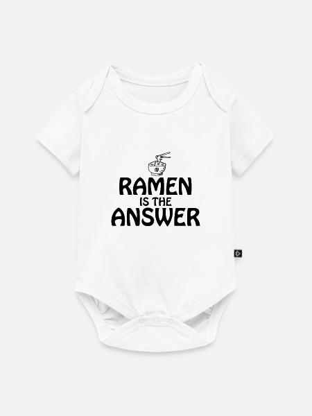 Ramen - Baby Premium Kurzarmbody - Weiß