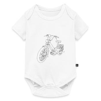 moped - Baby Premium short-sleeve bodysuit - white - Front