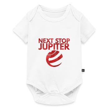 Next stop Jupiter - Baby Premium Kurzarmbody - Weiß - Vorne