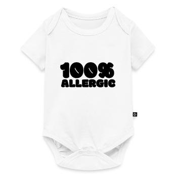 100% allergique - Body à manches courtes Premium Bébé - blanc - Devant