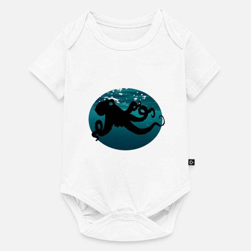 Pieuvre tentacule - Body à manches courtes Premium Bébé - blanc
