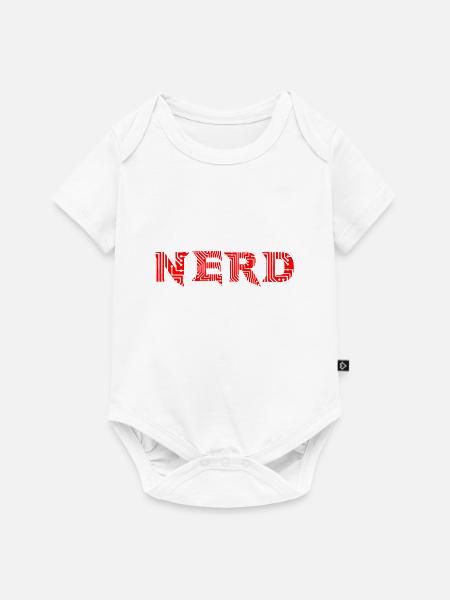 Computer Nerd - Baby Premium Kurzarmbody - Weiß