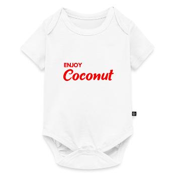 Enjoy Coconut - Body à manches courtes Premium Bébé - blanc - Devant