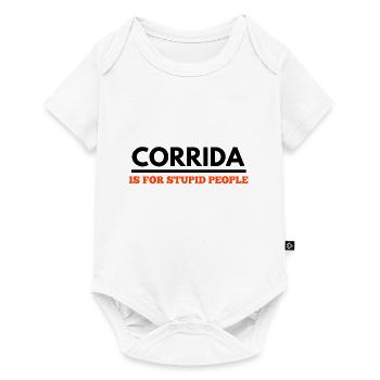 Stop corrida - Body à manches courtes Premium Bébé - blanc - Devant