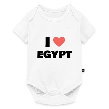 i love egypt - Baby Premium Kurzarmbody - Weiß - Vorne