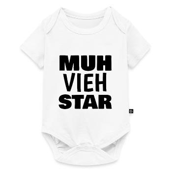 Muh Vieh Star - Baby Premium Kurzarmbody - Weiß - Vorne