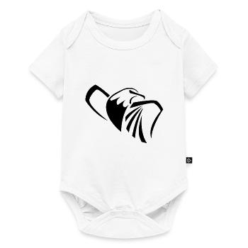 Adler - Baby Premium Kurzarmbody - Weiß - Vorne