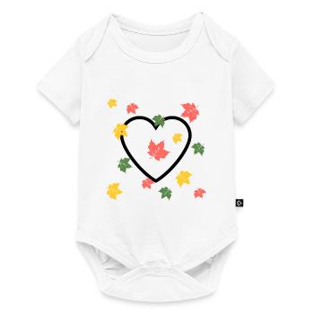 Autumn Love - Baby Premium short-sleeve bodysuit - white - Front