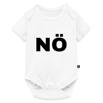 Nö - Baby Premium Kurzarmbody - Weiß - Vorne