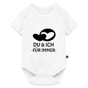 Du & Ich für immer - Baby Premium Kurzarmbody - Weiß - Vorne