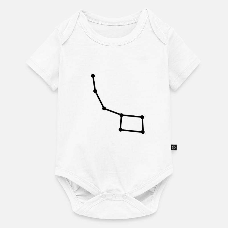 der große Wagen - Baby Premium Kurzarmbody - Weiß