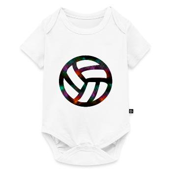 volley-ball - Body à manches courtes Premium Bébé - blanc - Devant