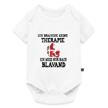 Ich muss nur nach Blavand Dänemark Skandinavien - Baby Premium Kurzarmbody - Weiß - Vorne