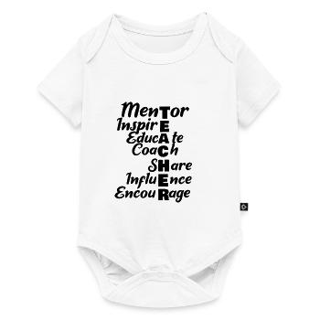 Teacher mentor - Baby Premium short-sleeve bodysuit - white - Front