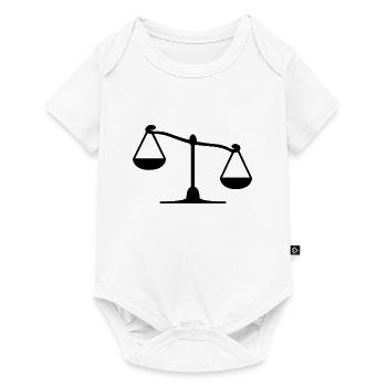 Libra - Baby Premium short-sleeve bodysuit - white - Front