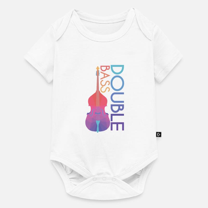 contrebasse - Body à manches courtes Premium Bébé - blanc