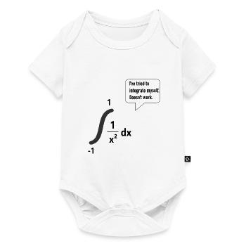 I've tried to integrate myself. Doesn't work. - Baby Premium short-sleeve bodysuit - white - Front