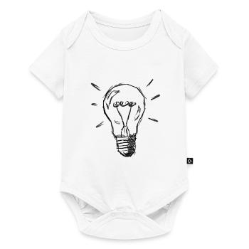 Luminous lamp - Baby Premium short-sleeve bodysuit - white - Front