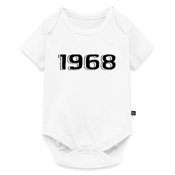 Vintage 1968 Born Birthday Retro 1968 - Baby Premium short-sleeve bodysuit - white - Front