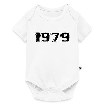 Vintage 1979 Born Birthday Retro 1979 - Baby Premium short-sleeve bodysuit - white - Front
