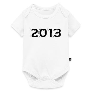 Millésime 2013 Naissance Anniversaire Rétro 2013 - Body à manches courtes Premium Bébé - blanc - Devant