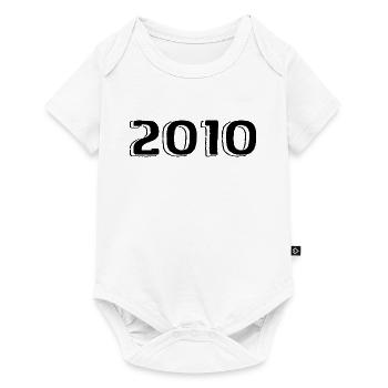 Millésime 2010 Naissance Anniversaire Rétro 2010 - Body à manches courtes Premium Bébé - blanc - Devant